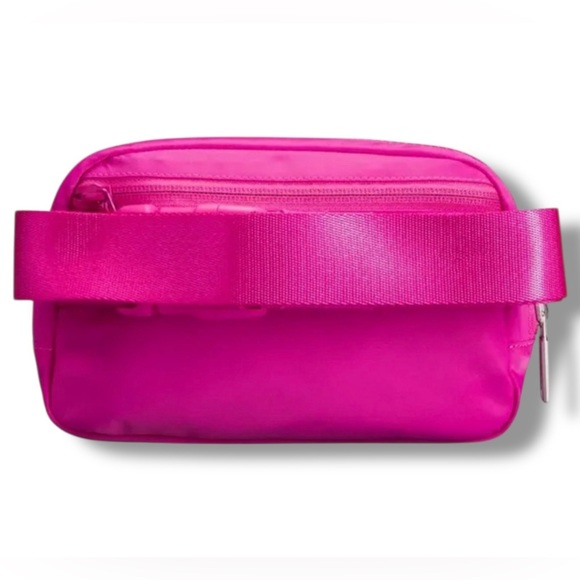 Lululemon Everywhere 1L Crossbody Belt Bag - Hot Pink/Silver - NWT - Picture 2 of 4